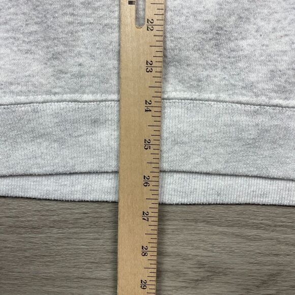 Vintage Sweatshirt Mens Extra Large Gray Riders 90s Black Fleece - Picture 10 of 11